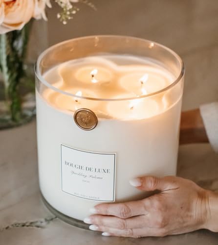 | Huge 10lb Luxury Candle, 150oz, Up to 500 Hours | Sparkling Paloma | Citrus, Agave, Tangerine | Natural Coconut-Soy Wax | by Big Ass Luxuries | As Seen On Shark Tank - Image 4