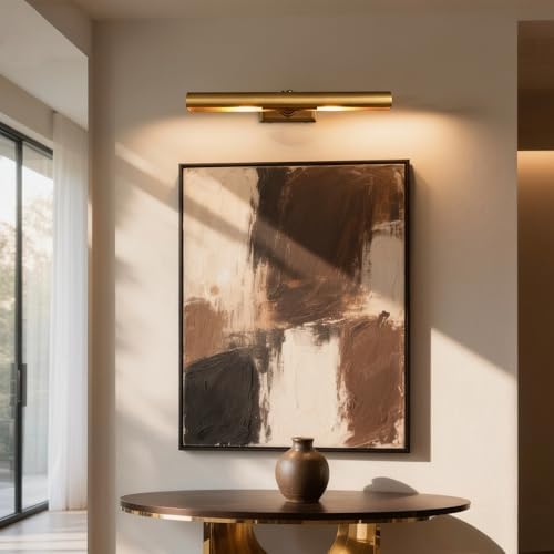 18 inch Picture Lights for Wall Hardwired 2PK Brass Picture Lighting - Image 2