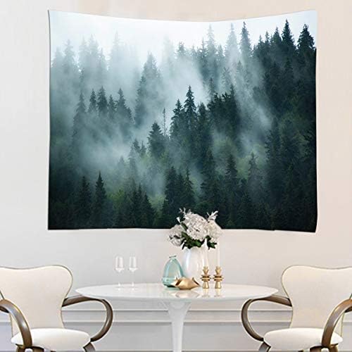 Big Wall Hanging Tapestry W91"xL71", Nature Landscape Backdrop for Home - Image 5