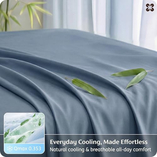 Bedsure PureWoven Rayon Derived from Bamboo, California King Sheet Sets - Image 4