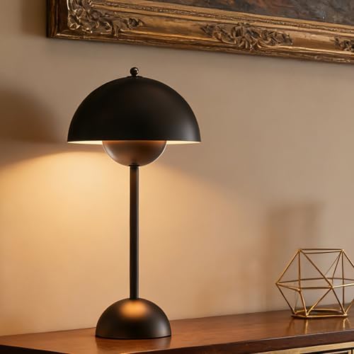 Dawnrise Cordless Table Lamp with 3 Color Temperatures,Industrial Style by Dawnrise