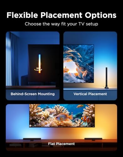 Govee Smart RGBWIC Light Bars, 15-Inch WiFi TV Backlight for 45-70-Inch TVs - Image 6