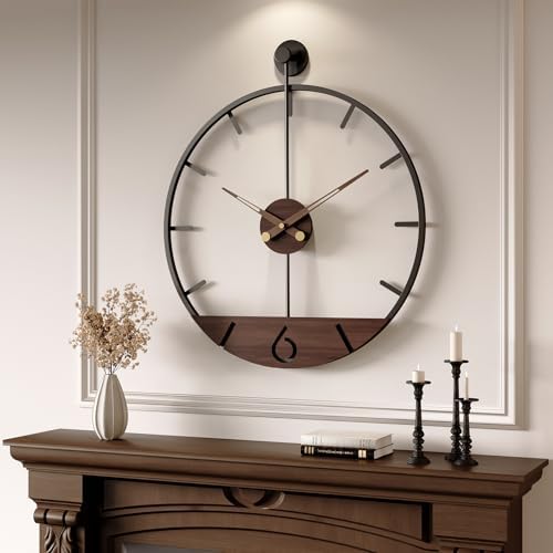 Cuspin Large Wall Clock 30 Inch Modern Farmhouse Wall Clock for Living Room - Image 3