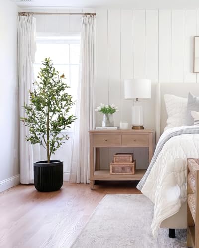 5FT Artificial Olive Tree Indoor Tall Faux with Planter - Image 7