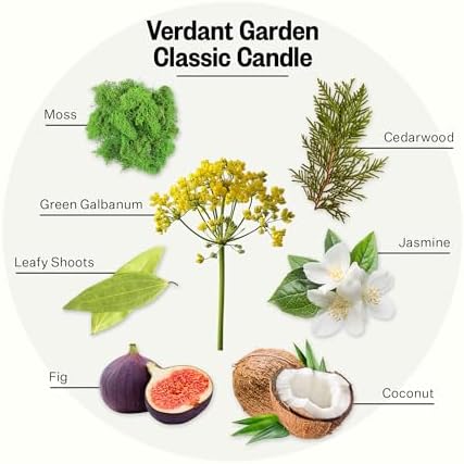 Apotheke Signature Scented Candles for Home, Verdant Garden - 10.5 Oz - Image 2