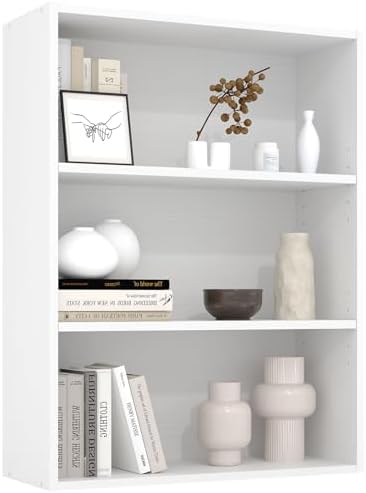 Sweetcrispy 3 Shelf Bookcase Open Display Bookshelf Storage Organizer by Sweetcrispy