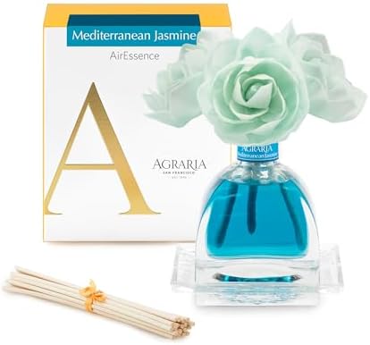 AGRARIA Mediterranean Jasmine AirEssence Reed Diffuser Set, 7.4 fl oz by Unknown