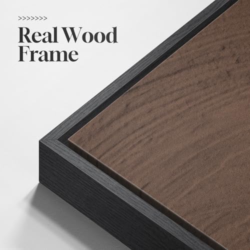 Large Framed Brown Beige Abstract Vertical Wall Art for Hallway, 2 Piece - Image 6