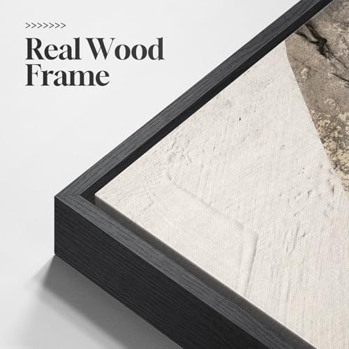 Framed Modern Minimalist Neutral Abstract Wall Art, Set of 3, Each 16x24 In - Image 5