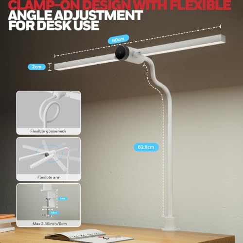 Honeywell HJ4 Desk Lamp with Clamp, Sunturalux™ Desk Lamps for Home Office - Image 4