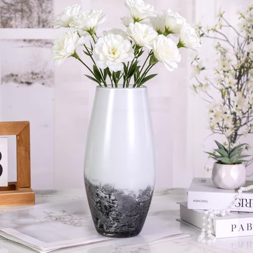 KAMMAK Glass Vase,Colored Hand Blown Decorative Vase - Image 3