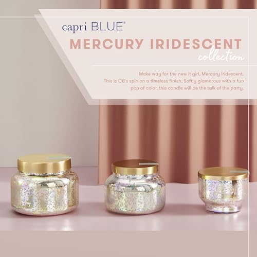 Capri Blue Mercury Iridescent Scented Candles for Home - Long Lasting Decorative Jar Luxury Candles - Gifts for Women & Men - Soy Wax Blend - Pineapple Flower (19 oz) (Pack of 3) - Image 6