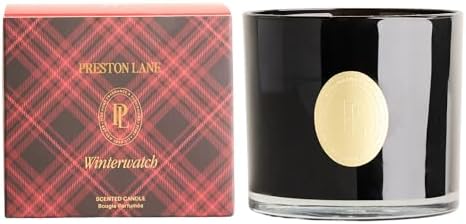 Preston Lane Scented Candle 24oz Long-Burn 3-Wick Soy Wax - Winterwatch by Unknown