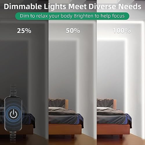 Lamomo LED Strip Lights 49.2ft, White Dimmable Neon Rope, Waterproof - Image 2