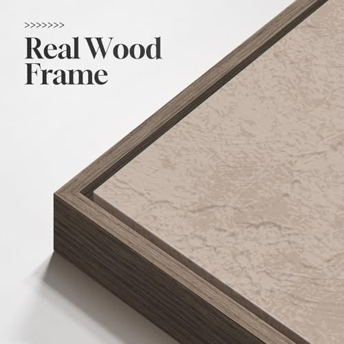 Large Framed Beige and Brown Neutral Abstract Wall Art, Set of 3, 20x30 In - Image 6