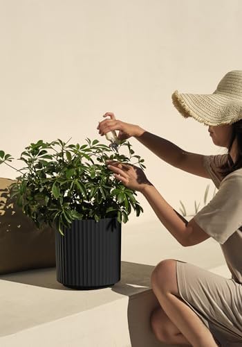 Veradek Demi Series Planter - Large Round Outdoor Planter - Image 5
