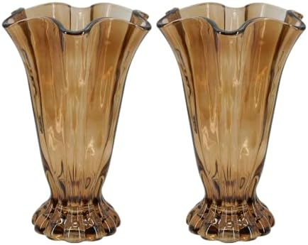 Tall Tapered Glass Vases for Centerpieces, Flowers Vase Set Home Decor - Image 2