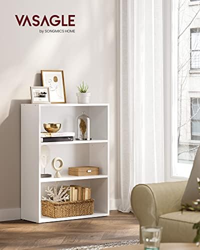VASAGLE 3-Tier Bookshelf, Storage Organizer, 23.6 x 9.4 x 32 Inches - Image 2