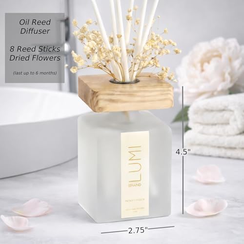 Luxury Aroma Gift Set | Peony Garden Scent - Reed Diffuser (200ml), Wood Wick Soy Candle (200g), Room Spray (50ml) | Includes Dried Flowers & 8 Reeds | Luxurious Fragrance for Home Décor | Great Gifts - Image 4