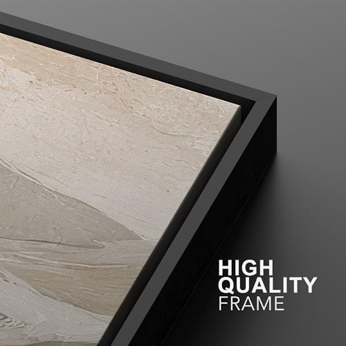 SIGNWIN Framed Wall Art Print Set Neutral Abstract Landscape Mountain Valley Photography Modern Art Rustic Relax/Calm Multicolor for Living Room, Bedroom, Office - 16"" x24 x2 BLACK - Image 5