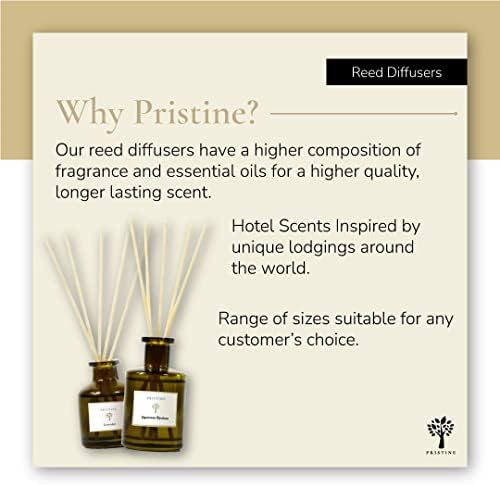 PRISTINE Ivory Coast Cotton/Inspired by Hyatt Hotel Scent Reed Diffuser for Home | Fresh Clean Sheet/Light Chamomile Reed Diffusers, Oil & Room Diffusers with Reed | Home Fragrance Scent Diffuser - Image 6