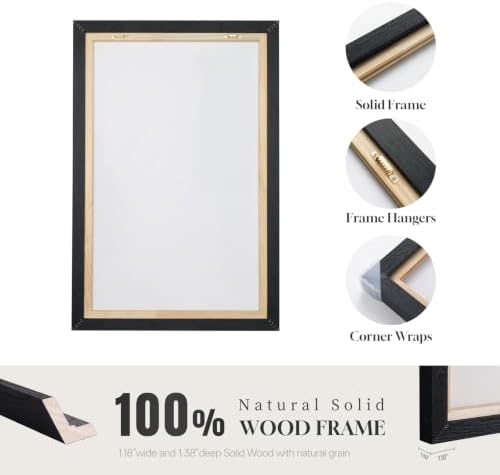 Framed Neutral Abstract Wall Art, Set of 2 Brown Vertical Canvas Prints - Image 7