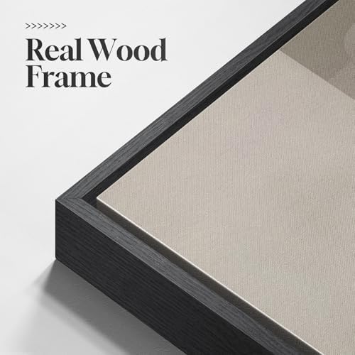 Extra Large Framed Black White Abstract Wall Art for Living Room, 40x40 In - Image 6