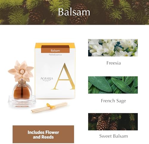 AGRARIA PetiteEssence Flower and Reed Diffuser Set, Hand Crafted Sola Flower Botanical Home Fragrance Set, Scented Oil Gift for All Occasions - Image 3