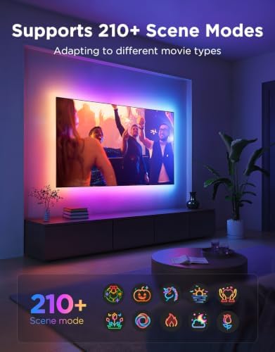 Govee TV LED Backlight 2, 18.4ft Cuttable TV Lights for 32-86 Inch TVs - Image 4