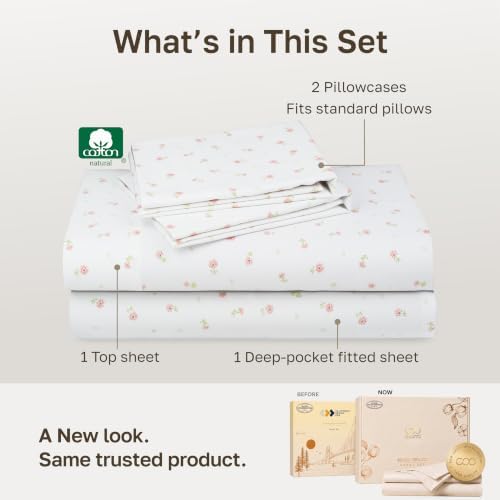 California Design Den Soft 100% Cotton Sateen Halloween Sheets Full, 4 Pcs - Image 3