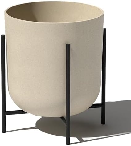 Veradek Mason Series Raised Lima Planter - Round Planter with Stand by VeradekOutdoor