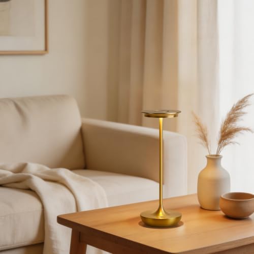 LED Rechargeable Cordless Table Lamp Battery Operated Light - Image 5