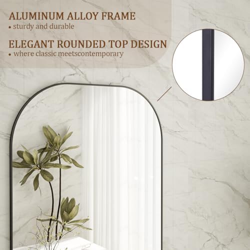 Koonmi Full Length Mirror, 56"x21" Mirror Full Length with Stand - Image 3