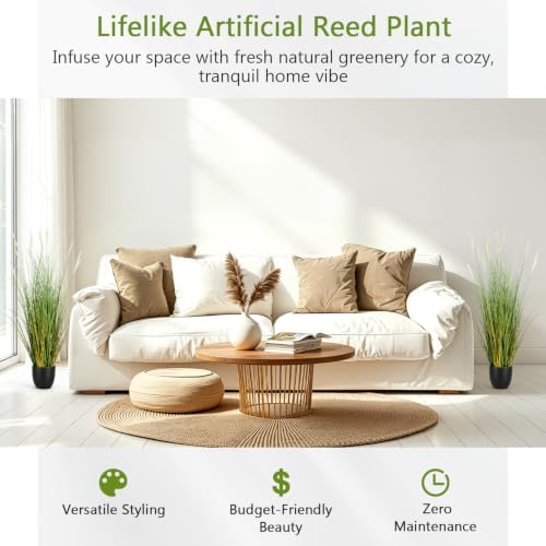 2-Pack 4FT Artificial Plants with Pot - Image 4