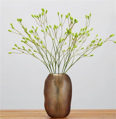 3Pcs 28.3in Artificial Sanguisorba Fruit Stems,Natural Dried Style Greenery - Image 5