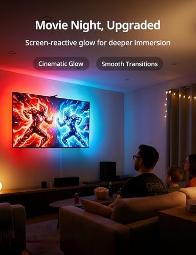 Ailofy TV LED Backlight, 180° Camera, Multi-Zone Color Sync,75-85" TVs - Image 5