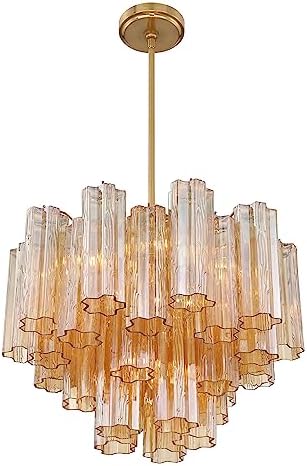Crystorama Addis 6 Light Aged Brass Chandelier - Image 3