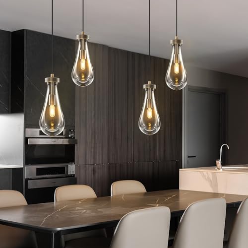 Raindrop Pendant Light Fixtures of 2 Lights,Tear Drop Pendants Light - Image 3