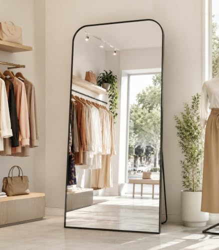 Koonmi Full Length Mirror, 67"x30" Mirror Full Length with Stand by KOONMI