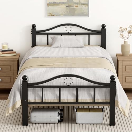 XL Twin Bed Frame with Headboard by Blbeed