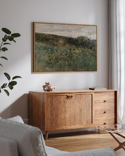 InSimSea Framed Canvas Wall Art Vintage Decor, Rustic Classical Paintings for Wall Decorations, Large Prints Artwork, Living Room Home Kitchen Farmhouse Bathroom Decor, 24"x36" - Image 2