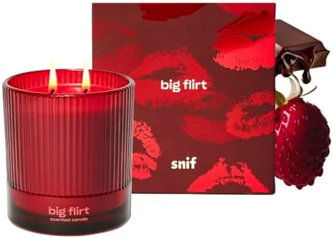 Snif Big Flirt Luxury Scented Candle, 8.5 oz by Snif