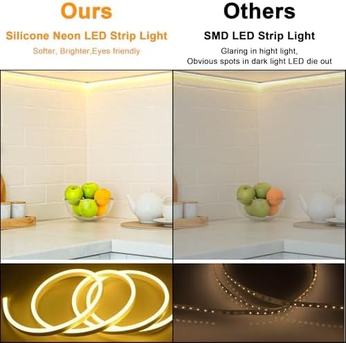 Cozylady RGB Neon Light LED Rope Light (1M/3.28Ft-USB-Warm White) - Image 3