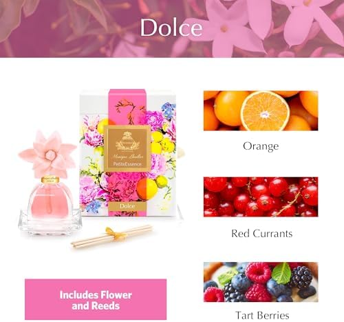 AGRARIA PetiteEssence Flower and Reed Diffuser Set, Hand Crafted Sola Flower Botanical Home Fragrance Set, Scented Oil Gift for All Occasions - Image 3