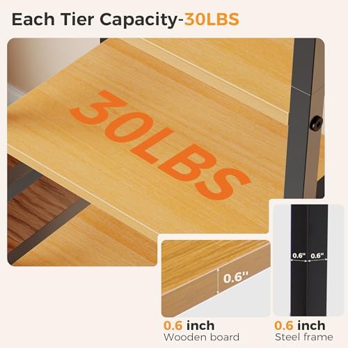 DUMOS 5-Tier Bookshelf, Modern Tall Bookcase Book Shelf - Image 6