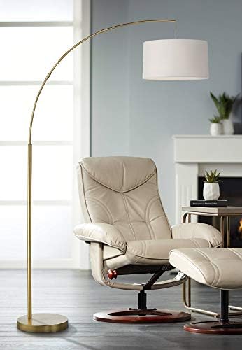 360 Lighting Cora 72" Tall Brass Metal Modern Arc Floor Lamp by 360Lighting