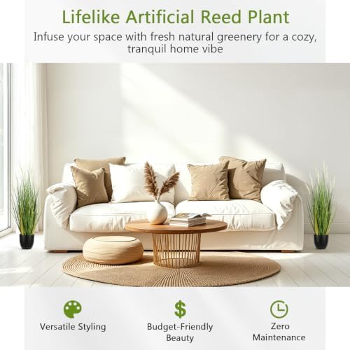 2-Pack 3FT Artificial Plants with Pot - Image 4