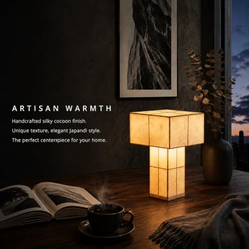 Cordless Rechargeable Table Lamp with Cocoon Shade Touch Dimmable - Image 2