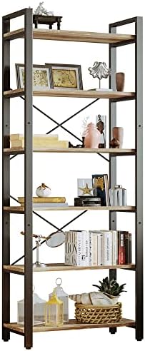 IRONCK Bookshelf 6-Tier Ladder Shelf by IRONCK