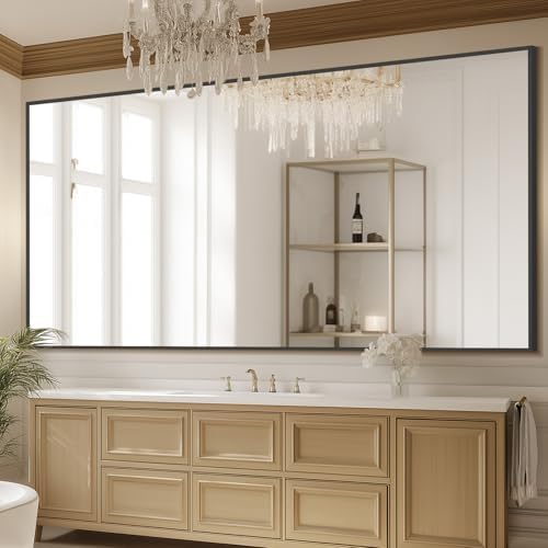 MELOMOIR 76"x44" Oversized Mirror Full Length, Oversized Floor Mirror - Image 5